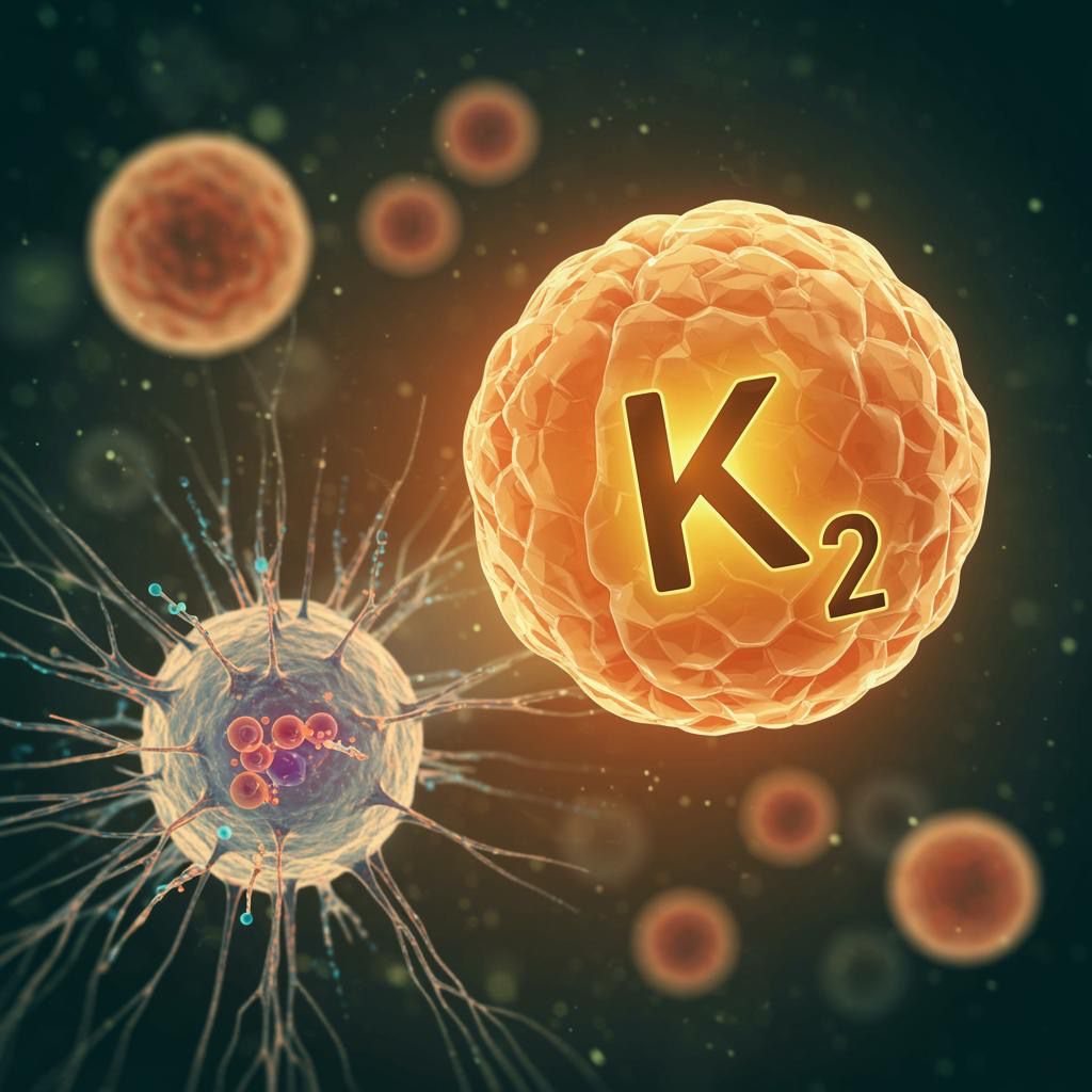 Vitamina k2 como protetora da saúde cerebral.