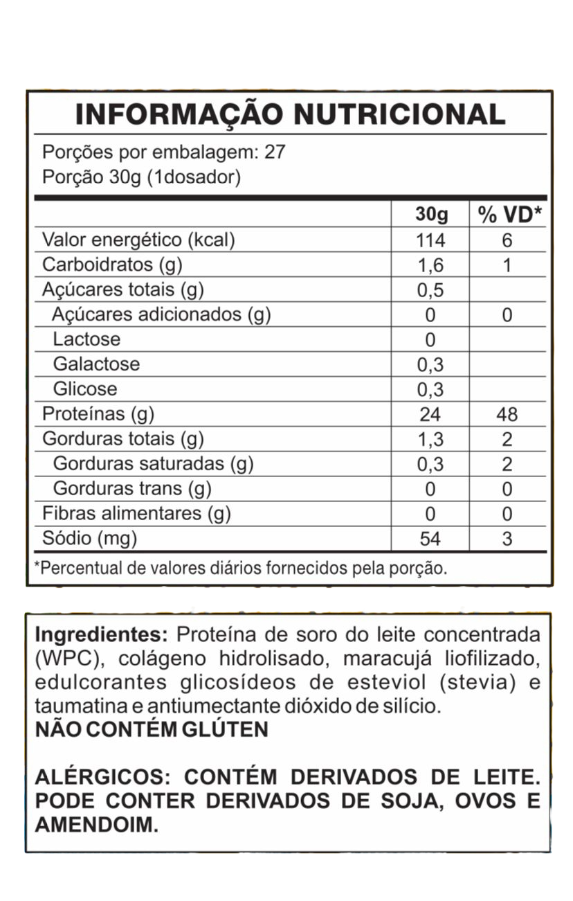 Juice Gourmet Protein Maracuja - Vitaminar (450gr)