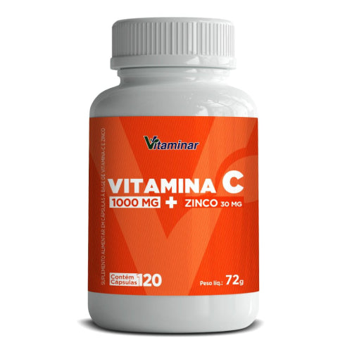 Vitamina C + Zinco 120 cápsulas – Vitaminar