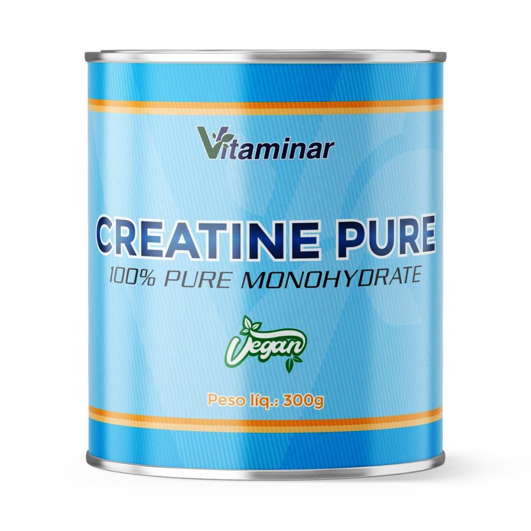 Creatina Vegana Pura Vitaminar – 300 gramas