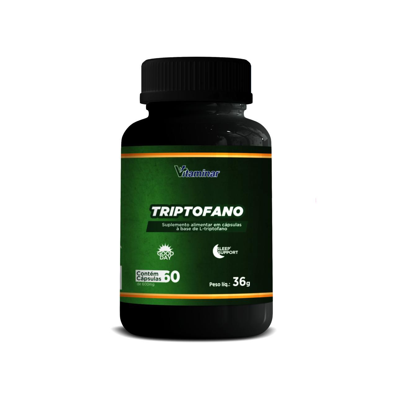 L - Triptofano 190mg 60 Cápsulas Vitaminar