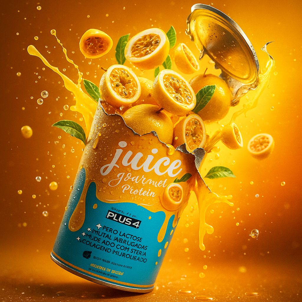 Juice Gourmet Protein Maracuja - Vitaminar (450gr)