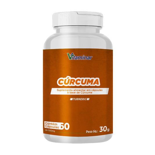 Cúrcuma Turmeric  60 Cápsulas – Vitaminar