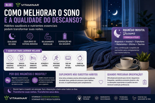 Como melhorar o sono? Hábitos, magnésio e inositol