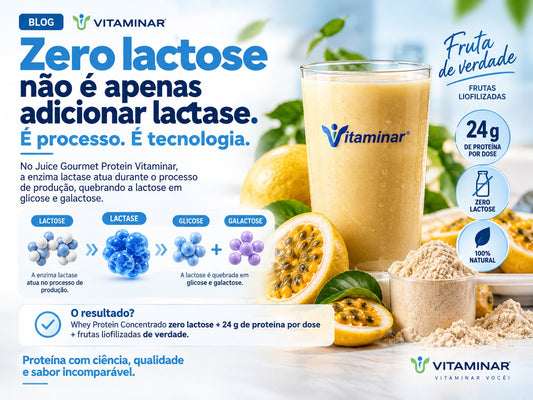 Whey Protein Zero Lactose: entenda como funciona a lactase