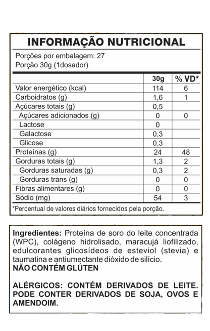 Juice Gourmet Protein Maracuja - Vitaminar (450gr)