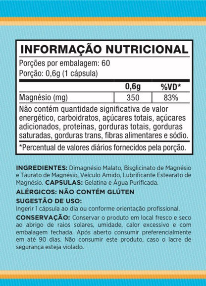 Magnesium Triple A 60 Caps – Vitaminar
