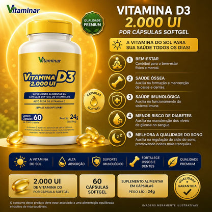 VITAMINA D3 2000UI – VITAMINAR
