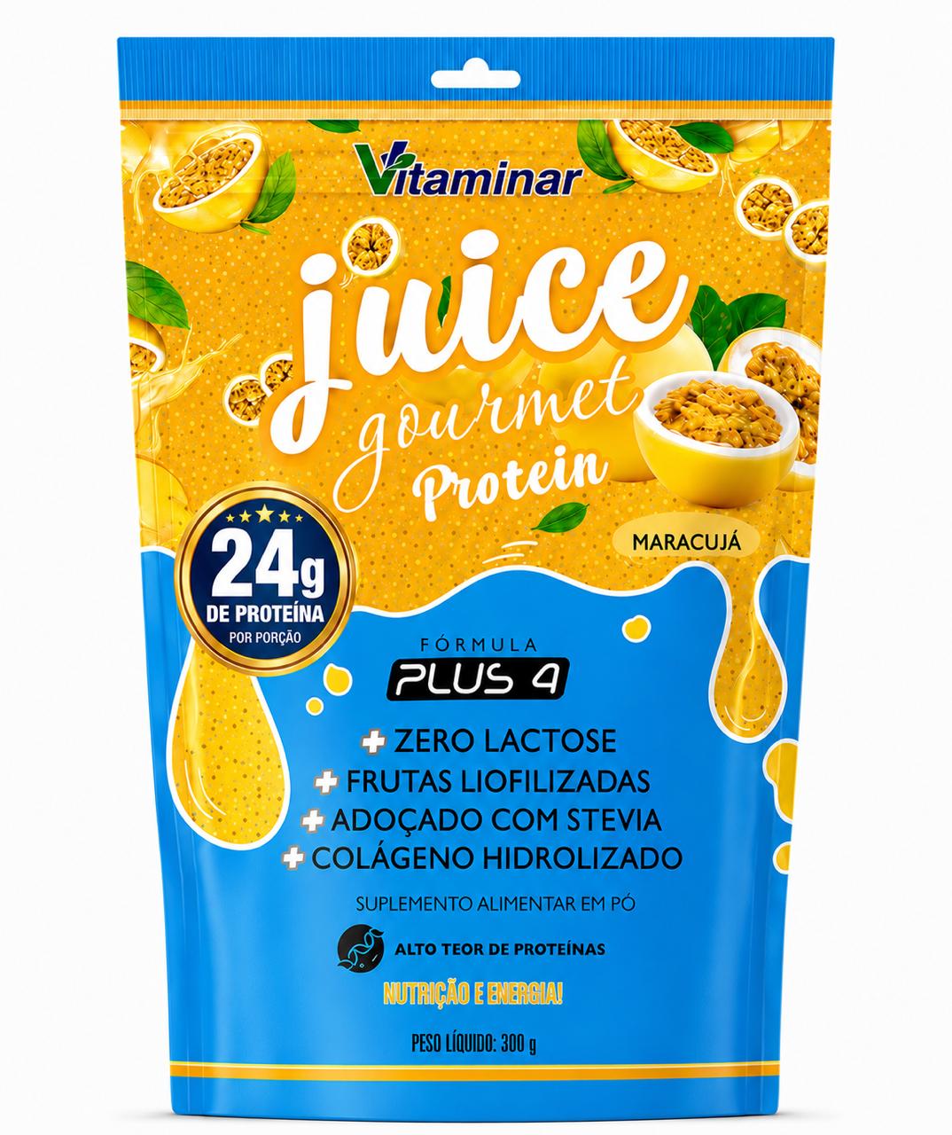 Juice Gourmet Protein Maracuja 30g - Vitaminar