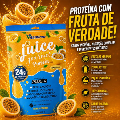 Juice Gourmet Protein Maracuja 30g - Vitaminar