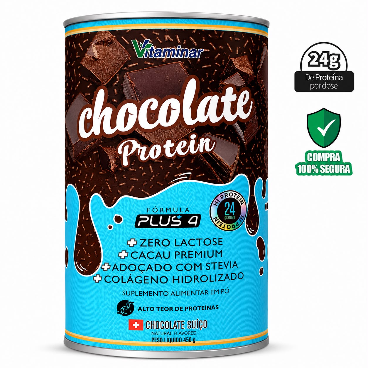 Vitaminar Chocolate Protein 450g
