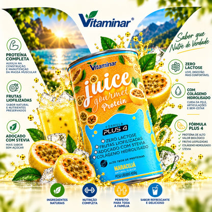 Juice Gourmet Protein Maracuja - Vitaminar (450gr) VITAMINAR