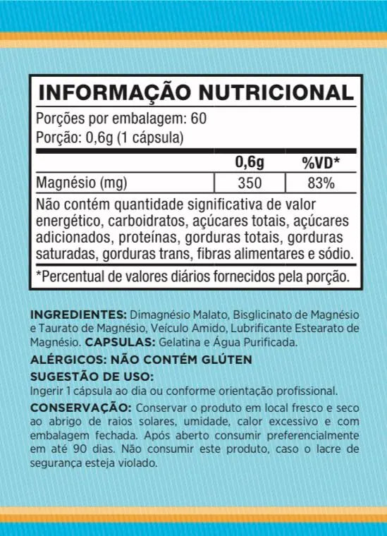 Magnesium Triple A 60 Caps – Vitaminar - Vitamina