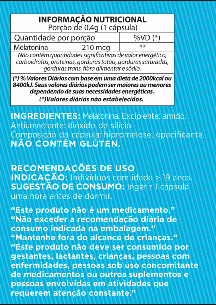 Melatonina Vitaminar 120 cápsulas – Vitaminar
