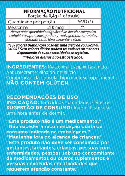 Melatonina Vitaminar 120 cápsulas – Vitaminar